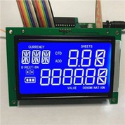 Blauw scherm LCD-modulescherm